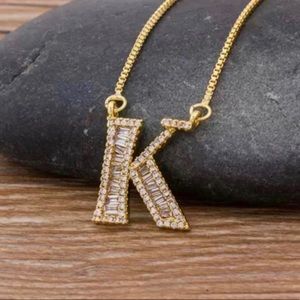 INITIAL LETTER “K” NECKLACE
